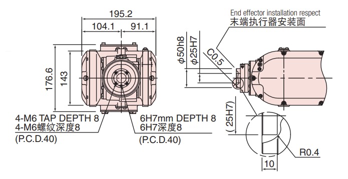 NACHI 7轴工业机器人 MR20L-01