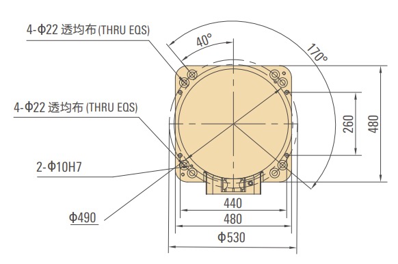 底座安装图